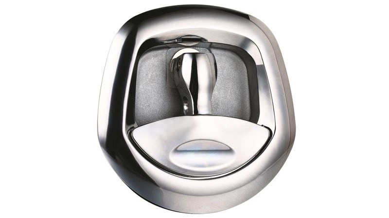 Whale tail T-folding handle lock -19101